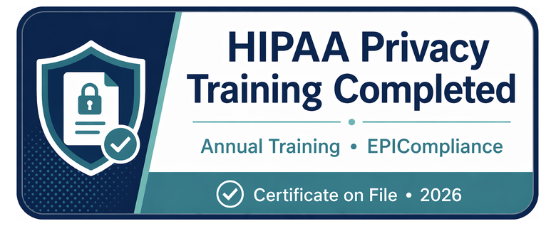 HIPAA badge